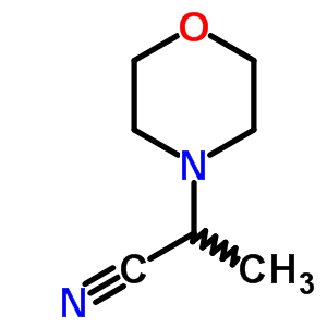 2-MorpholinopropanenitrileStructure,3626-56-0Structure 2-Morpholinopropanenitrile Structure,3626-56-0Structure