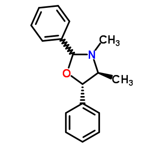 Oxazolidine, 3,4-dimethyl-2,5-diphenyl-Structure,36298-43-8Structure Oxazolidine, 3,4-dimethyl-2,5-diphenyl- Structure,36298-43-8Structure