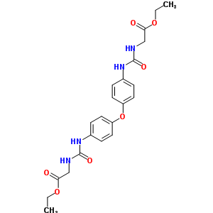 Ethyl 2-[[4-[4-(ethoxycarbonylmethylcarbamoylamino)phenoxy]phenyl]carbamoylamino]acetate Structure,36384-10-8Structure