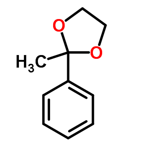 1,3-Dioxolane,2-methyl-2-phenyl-(6ci,7ci,8ci,9ci)Structure,3674-77-9Structure 1,3-Dioxolane,2-methyl-2-phenyl-(6ci,7ci,8ci,9ci) Structure,3674-77-9Structure