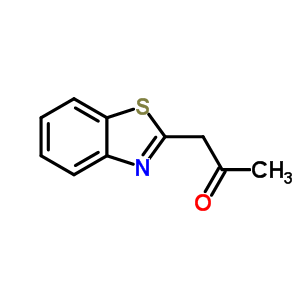1-(2-苯并噻唑)-2-丙酮結(jié)構(gòu)式_36874-53-0結(jié)構(gòu)式