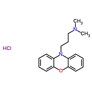 N,n-dimethyl-3-phenoxazin-10-ylpropan-1-amine hydrochlorideStructure,36982-02-2Structure N,n-dimethyl-3-phenoxazin-10-ylpropan-1-amine hydrochloride Structure,36982-02-2Structure