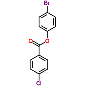 4-氯苯甲酸 4-溴苯酯結(jié)構(gòu)式_37038-56-5結(jié)構(gòu)式