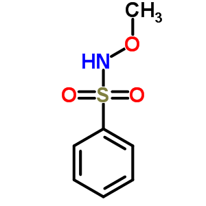 N-甲氧基-苯磺酰胺結(jié)構(gòu)式_3729-53-1結(jié)構(gòu)式