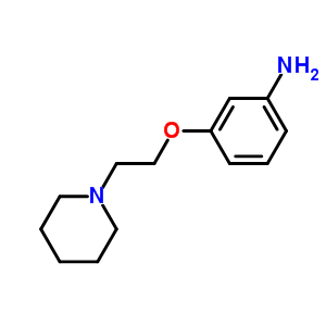 3-(2-(哌啶-1-基)乙氧基)苯胺結(jié)構(gòu)式_373824-23-8結(jié)構(gòu)式