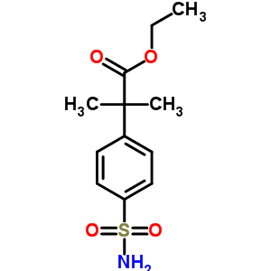 Ethyl 2-methyl-2-(4-sulfamoylphenyl)propionateStructure,374067-94-4Structure Ethyl 2-methyl-2-(4-sulfamoylphenyl)propionate Structure,374067-94-4Structure