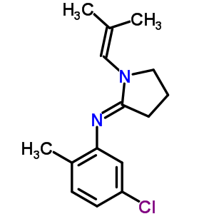 N-(5-chloro-2-methylphenyl)-1-(2-methylprop-1-enyl)pyrrolidin-2-imineStructure,37420-69-2Structure N-(5-chloro-2-methylphenyl)-1-(2-methylprop-1-enyl)pyrrolidin-2-imine Structure,37420-69-2Structure