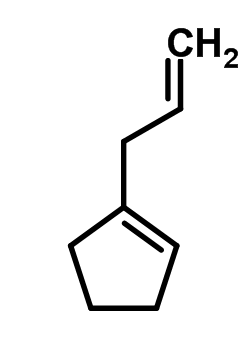 1-(2-丙烯基)環(huán)戊烯結(jié)構(gòu)式_37689-19-3結(jié)構(gòu)式