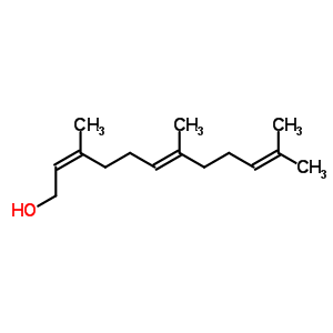 Cis-trans-farnesolStructure,3790-71-4Structure Cis-trans-farnesol Structure,3790-71-4Structure