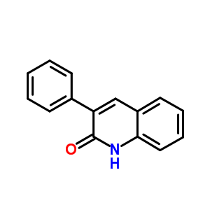 3-苯基-1H-喹啉-2-酮結(jié)構(gòu)式_38035-81-3結(jié)構(gòu)式