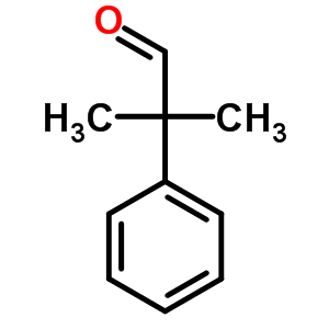 2-Methyl-2-phenyl-propanalStructure,3805-10-5Structure 2-Methyl-2-phenyl-propanal Structure,3805-10-5Structure