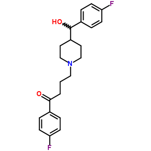 1-(4-氟苯基)-4-[4-[(4-氟苯基)-羥基甲基]哌啶-1-基]丁烷-1-酮結(jié)構(gòu)式_38077-12-2結(jié)構(gòu)式