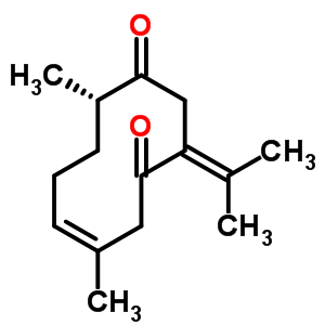 (6Z,10S)-6,10-二甲基-3-丙-2-亞基環(huán)癸-6-烯-1,4-二酮結(jié)構(gòu)式_38230-32-9結(jié)構(gòu)式