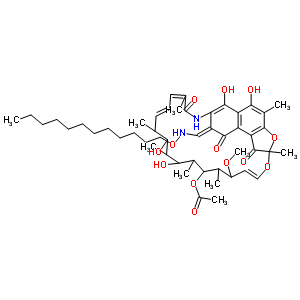 3-Formylrifamycin sv o-dodecyloximeStructure,38546-31-5Structure 3-Formylrifamycin sv o-dodecyloxime Structure,38546-31-5Structure