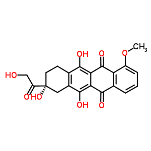6,9,11-Trihydroxy-9-(2-hydroxyacetyl)-4-methoxy-8,10-dihydro-7h-tetracene-5,12-dioneStructure,38554-25-5Structure 6,9,11-Trihydroxy-9-(2-hydroxyacetyl)-4-methoxy-8,10-dihydro-7h-tetracene-5,12-dione Structure,38554-25-5Structure