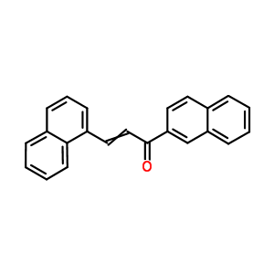 3-Naphthalen-1-yl-1-naphthalen-2-yl-prop-2-en-1-oneStructure,38767-64-5Structure 3-Naphthalen-1-yl-1-naphthalen-2-yl-prop-2-en-1-one Structure,38767-64-5Structure