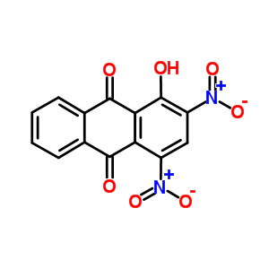 1-Hydroxy-2,4-dinitro-anthracene-9,10-dioneStructure,38847-04-0Structure 1-Hydroxy-2,4-dinitro-anthracene-9,10-dione Structure,38847-04-0Structure