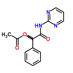 a-(乙?；趸?-N-2-嘧啶-苯乙酰胺結構式_3895-16-7結構式