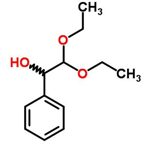 2,2-Diethoxy-1-phenyl-ethanolStructure,38968-67-1Structure 2,2-Diethoxy-1-phenyl-ethanol Structure,38968-67-1Structure