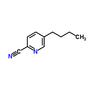 5-丁基-2-吡啶甲腈結(jié)構(gòu)式_39256-40-1結(jié)構(gòu)式