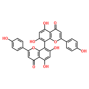 Cupressuflavone trihydrateStructure,3952-18-9Structure Cupressuflavone trihydrate Structure,3952-18-9Structure
