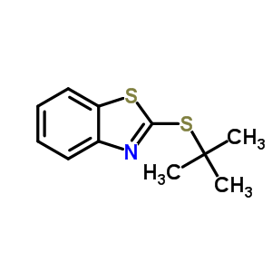 Benzothiazole, 2-[(1,1-dimethylethyl)thio]-(9ci) Structure,39543-16-3Structure