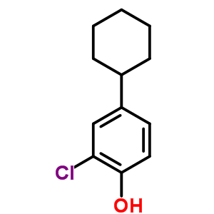 2-氯-4-環(huán)己基-苯酚結(jié)構(gòu)式_3964-61-2結(jié)構(gòu)式
