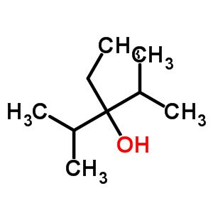 3-乙基-2,4-二甲基-3-戊醇結(jié)構(gòu)式_3970-59-0結(jié)構(gòu)式