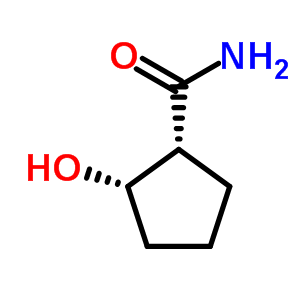 Cis-2-hydroxy-1-cyclopentanecarboxamide Structure,40481-98-9Structure