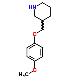 3-(4-Methoxy-phenoxymethyl)-piperidineStructure,405060-20-0Structure 3-(4-Methoxy-phenoxymethyl)-piperidine Structure,405060-20-0Structure