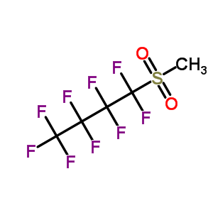 1,1,1,2,2,3,3,4,4-九氟-4-(甲基磺?；?-丁烷結(jié)構(gòu)式_40630-22-6結(jié)構(gòu)式