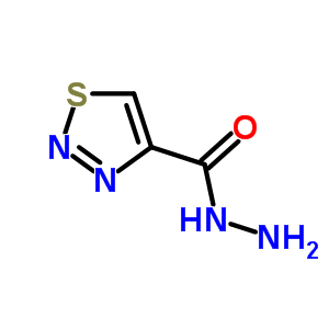 1,2,3-Thiadiazole-4-carbohydrazideStructure,4100-18-9Structure 1,2,3-Thiadiazole-4-carbohydrazide Structure,4100-18-9Structure