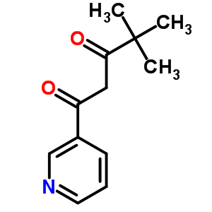 1,3-Pentanedione,4,4-dimethyl-1-(3-pyridinyl)-Structure,41070-36-4Structure 1,3-Pentanedione,4,4-dimethyl-1-(3-pyridinyl)- Structure,41070-36-4Structure
