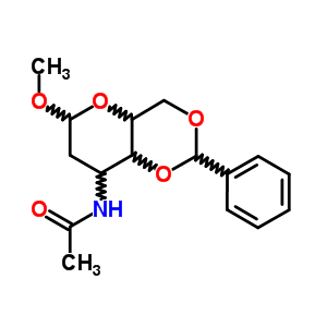 Methyl 3-Acetamido-4,6-O-Benzylidene-2,3-Dideoxy-alpha-D-Arabino -HexopyranosideStructure,4115-63-3Structure Methyl 3-Acetamido-4,6-O-Benzylidene-2,3-Dideoxy-alpha-D-Arabino -Hexopyranoside Structure,4115-63-3Structure