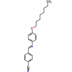 N-(p-cyanobenzylidene)-p-(octyloxy)anilineStructure,41335-35-7Structure N-(p-cyanobenzylidene)-p-(octyloxy)aniline Structure,41335-35-7Structure