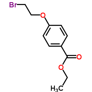 4-(2-溴-乙氧基)-苯甲酸乙酯結(jié)構(gòu)式_41386-38-3結(jié)構(gòu)式