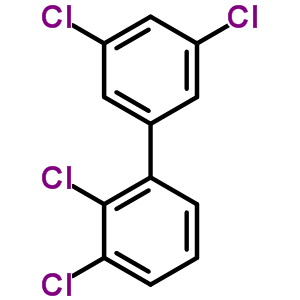 2,3,3,5-四氯聯(lián)苯結(jié)構(gòu)式_41464-49-7結(jié)構(gòu)式