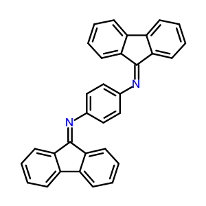 N1,n4-di(9h-fluoren-9-ylidene)-1,4-benzenediamineStructure,41614-43-1Structure N1,n4-di(9h-fluoren-9-ylidene)-1,4-benzenediamine Structure,41614-43-1Structure