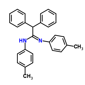 N,n-bis(4-methylphenyl)-2,2-diphenyl-ethanimidamideStructure,4172-75-2Structure N,n-bis(4-methylphenyl)-2,2-diphenyl-ethanimidamide Structure,4172-75-2Structure