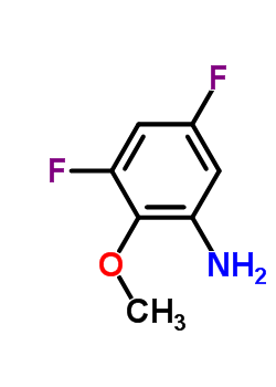 Benzenamine, 3,5-difluoro-2-methoxy-(9ci)Structure,41860-67-7Structure Benzenamine, 3,5-difluoro-2-methoxy-(9ci) Structure,41860-67-7Structure