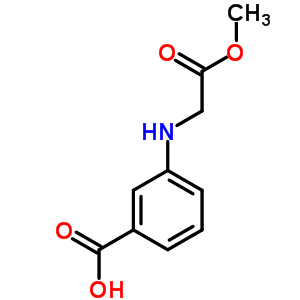 Benzoic acid, 3-[(2-methoxy-2-oxoethyl)amino]-(9ci) Structure,418788-94-0Structure