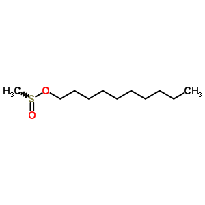 1-MethylsulfinyloxydecaneStructure,41892-36-8Structure 1-Methylsulfinyloxydecane Structure,41892-36-8Structure