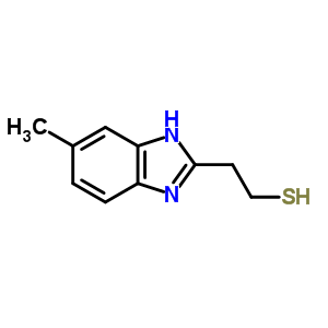 1H-benzimidazole-2-ethanethiol,5-methyl-(9ci)Structure,4198-61-2Structure 1H-benzimidazole-2-ethanethiol,5-methyl-(9ci) Structure,4198-61-2Structure