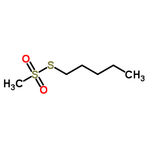 甲烷硫代磺酸戊酯結(jié)構(gòu)式_4212-64-0結(jié)構(gòu)式