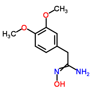 2-(3,4-Dimethoxy-phenyl)-n-hydroxy-acetamidineStructure,42191-48-0Structure 2-(3,4-Dimethoxy-phenyl)-n-hydroxy-acetamidine Structure,42191-48-0Structure