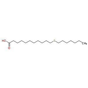 Undecanoic acid,11-(heptylthio)-Structure,4230-08-4Structure Undecanoic acid,11-(heptylthio)- Structure,4230-08-4Structure