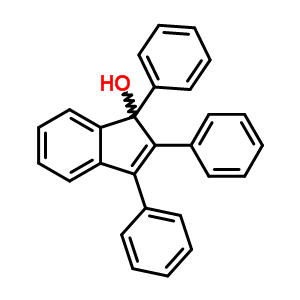 1,2,3-三苯基-1-茚醇結(jié)構(gòu)式_42454-94-4結(jié)構(gòu)式
