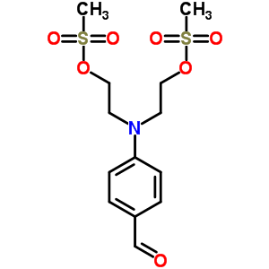 2-(4-Formyl(2-((methylsulfonyl)oxy)ethyl)anilino)ethyl methanesulfonateStructure,4248-79-7Structure 2-(4-Formyl(2-((methylsulfonyl)oxy)ethyl)anilino)ethyl methanesulfonate Structure,4248-79-7Structure