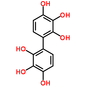 4-(2,3,4-Trihydroxyphenyl)benzene-1,2,3-triol Structure,4274-29-7Structure
