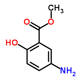 5-氨基水楊酸甲酯結(jié)構(gòu)式_42753-75-3結(jié)構(gòu)式